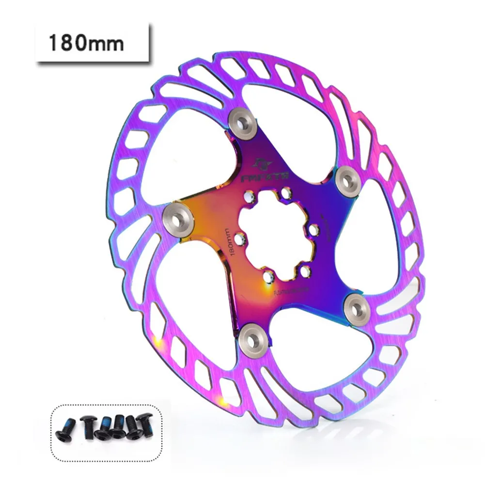 MTB Bike Rotor Bicycle Colorful Ultra Light Floating Disc Rotor 160/180/203mm With 1 Pc Float Disc With 6 Pcs Screws
MTB Bike Rotor Bicycle Colorful Ultra Light Floating Disc Rotor 160/180/203mm With 1 Pc Float Disc With 6 Pcs Screws