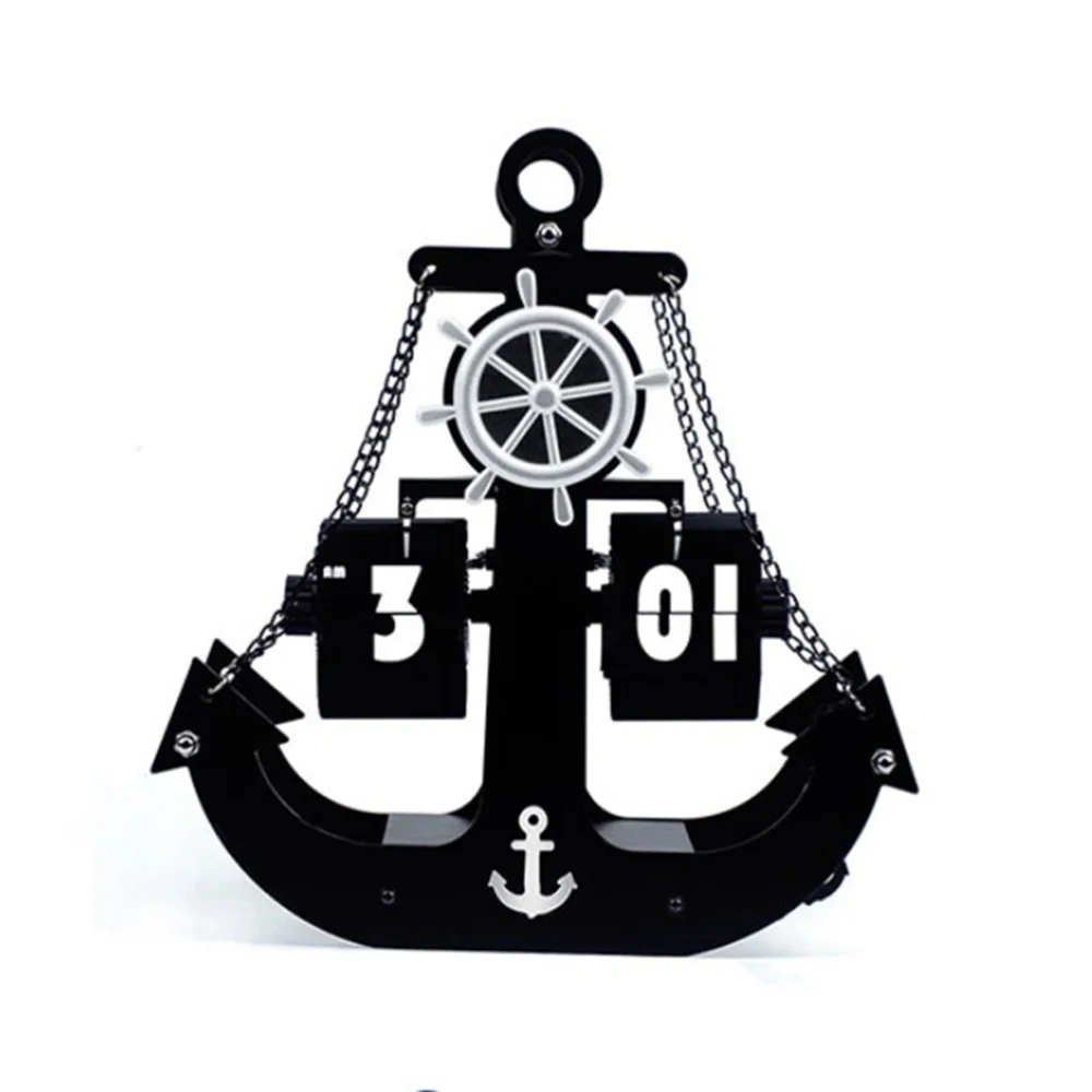 Automatic Turning Page Clock Pirate Ship Shape Electric Clock Creative Retro Clock Date Time Display AutoPager without Ba
Automatic Turning Page Clock Pirate Ship Shape Electric Clock Creative Retro Clock Date Time Display AutoPager without Ba