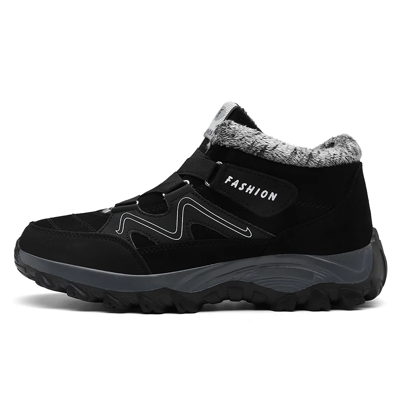 Waterproof Winter Men Boots Cow Suede Warm Snow Women Boots Men Work Casual Shoes High Top High-top Non-slip Ankle Boots
Waterproof Winter Men Boots Cow Suede Warm Snow Women Boots Men Work Casual Shoes High Top High-top Non-slip Ankle Boots