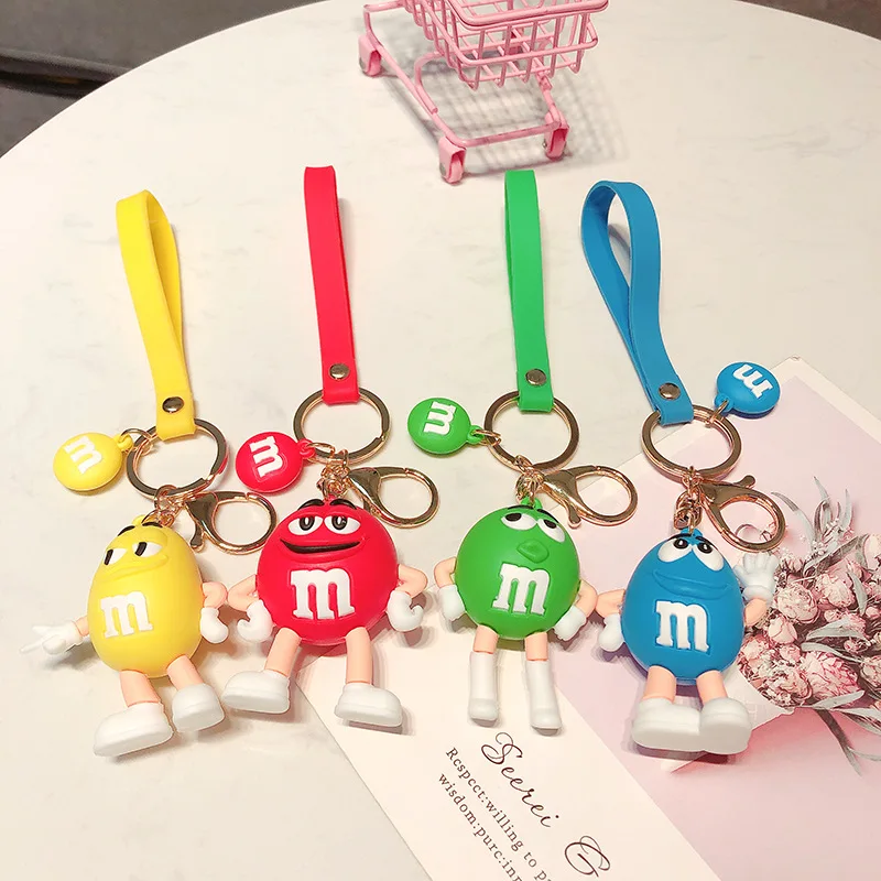 Cute M&M's M Bean Keychain Children 's Surprise Birthday Gift Car Keys Accessories Keyring Couple Charm Bag Pendant Decorations
Cute M&M's M Bean Keychain Children 's Surprise Birthday Gift Car Keys Accessories Keyring Couple Charm Bag Pendant Decorations