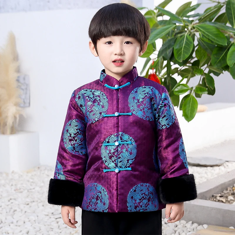 Tang Children Cheongsam Top Boy Thicken Winter Qipao Saten Costumes Baby Suits Wedding Long Sleeve Girls Chinese Dress
Tang Children Cheongsam Top Boy Thicken Winter Qipao Saten Costumes Baby Suits Wedding Long Sleeve Girls Chinese Dress