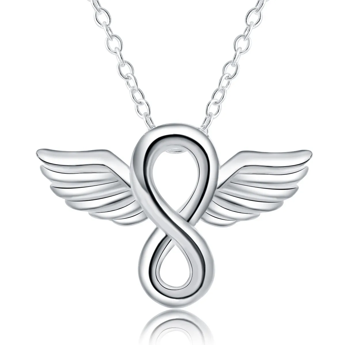 Fashion 925 Sterling Silver Necklace For Women luxury Wedding Jewelry Little angel wings Pendant Valentine's Day Gift
Fashion 925 Sterling Silver Necklace For Women luxury Wedding Jewelry Little angel wings Pendant Valentine's Day Gift