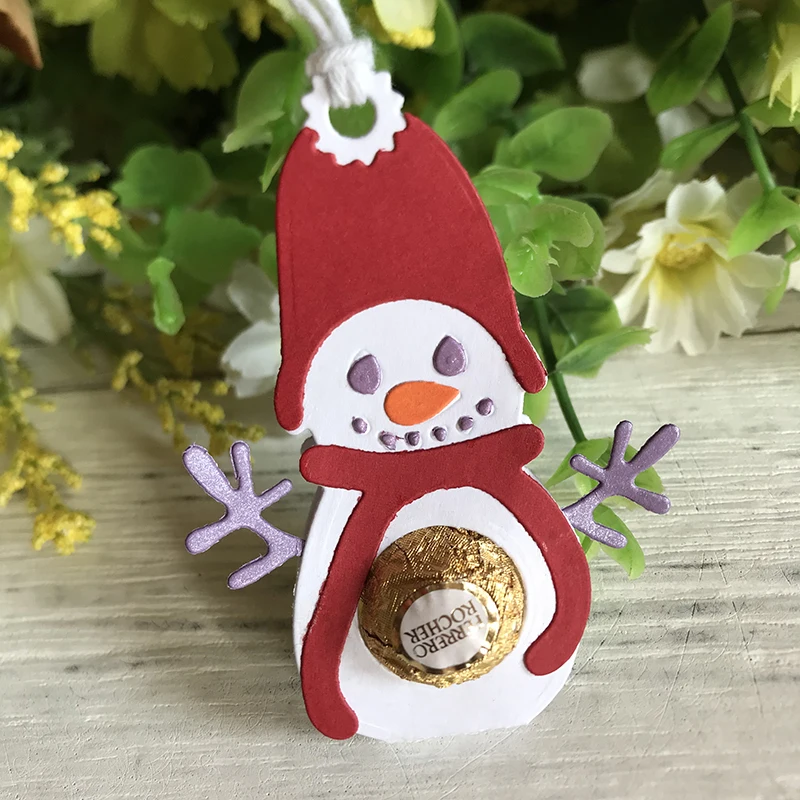 MEET HUANG Snowman Chocolate Holder Scrapbooking Paper Die Cut Stencils Metal Craft Cutting Dies Embossing For Crads Making 2021
MEET HUANG Snowman Chocolate Holder Scrapbooking Paper Die Cut Stencils Metal Craft Cutting Dies Embossing For Crads Making 2021