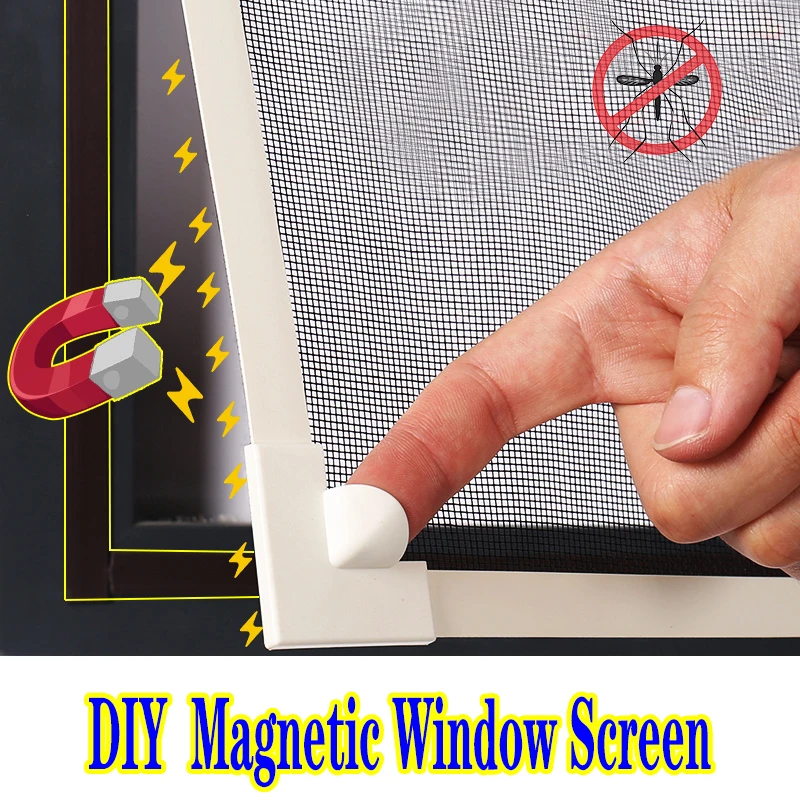 Anti Mosquito Magnetic Window Screen DIY Velcro Screen Mesh Customizable for Screen Window Door Summer Invisible Mosquito Net
Anti Mosquito Magnetic Window Screen DIY Velcro Screen Mesh Customizable for Screen Window Door Summer Invisible Mosquito Net