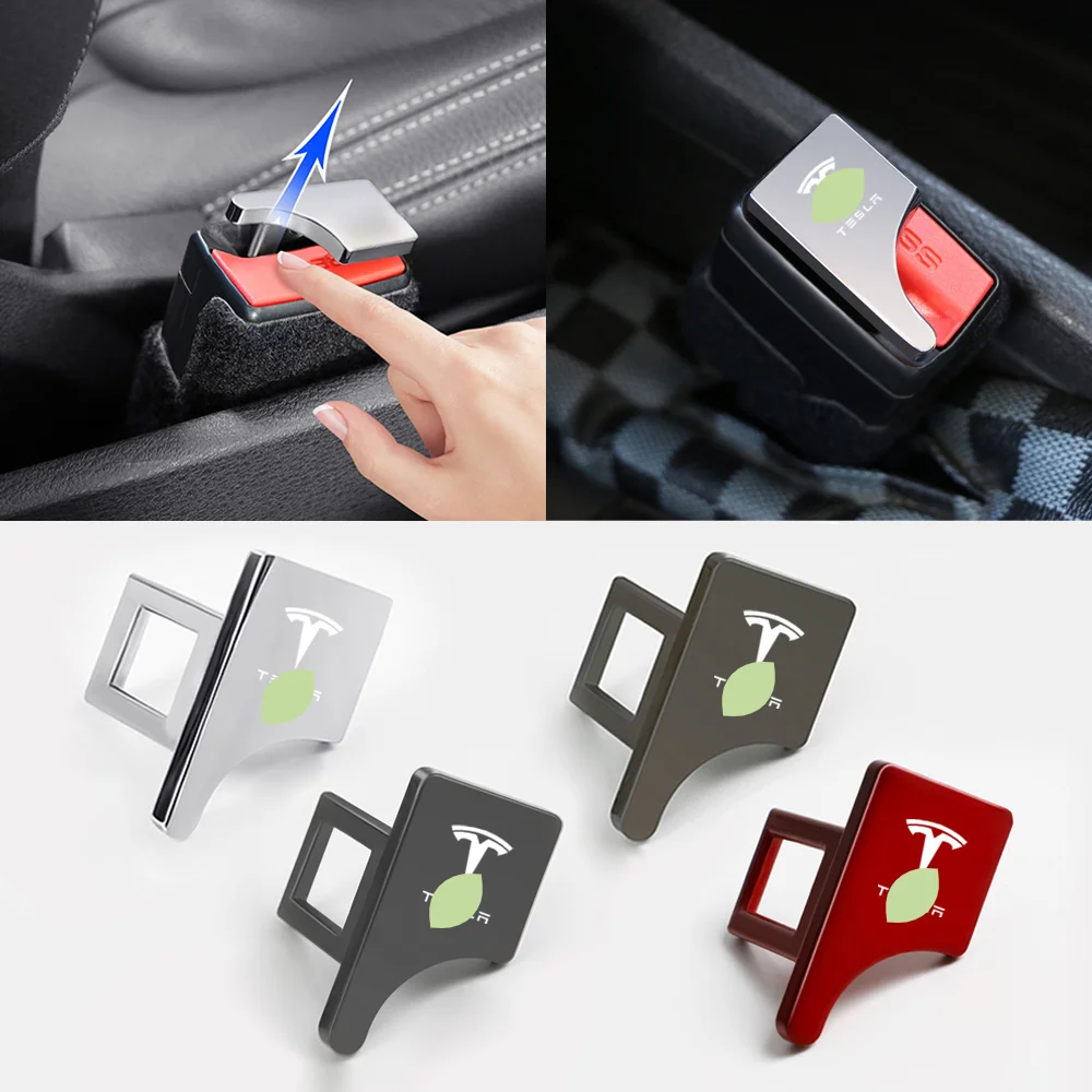 2PCS Hidden Car Safety Seat Belt Buckle Clip Safety Belt Plug Cover for Tesla Model 3 Model X Y Auto Roadster Interior Parts
2PCS Hidden Car Safety Seat Belt Buckle Clip Safety Belt Plug Cover for Tesla Model 3 Model X Y Auto Roadster Interior Parts