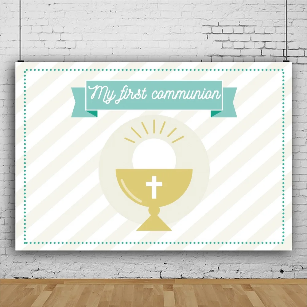 White Simple Banner My First Communion Background for Kids Portrait Photography Decors Backdrops Studio Prop Accessories
White Simple Banner My First Communion Background for Kids Portrait Photography Decors Backdrops Studio Prop Accessories