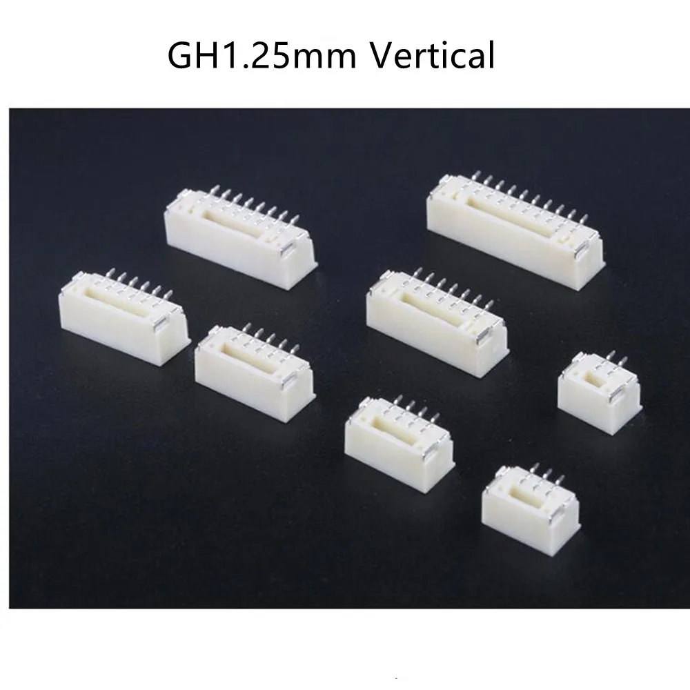 Вертикальный/горизонтальный гнездовой разъем SMD gh1.25 мм с замком 2/3/4/5/6/7/8/10P
Вертикальный/горизонтальный гнездовой разъем SMD gh1.25 мм с замком 2/3/4/5/6/7/8/10P