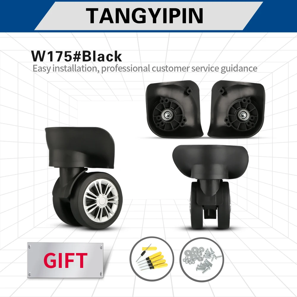 TANGYIPIN W175 ремонтные колеса для чемоданов, аксессуары для чемоданов, коробка для багажа, холщовая коробка, черный, серый, универсальные сменны...
TANGYIPIN W175 ремонтные колеса для чемоданов, аксессуары для чемоданов, коробка для багажа, холщовая коробка, черный, серый, универсальные сменны...
