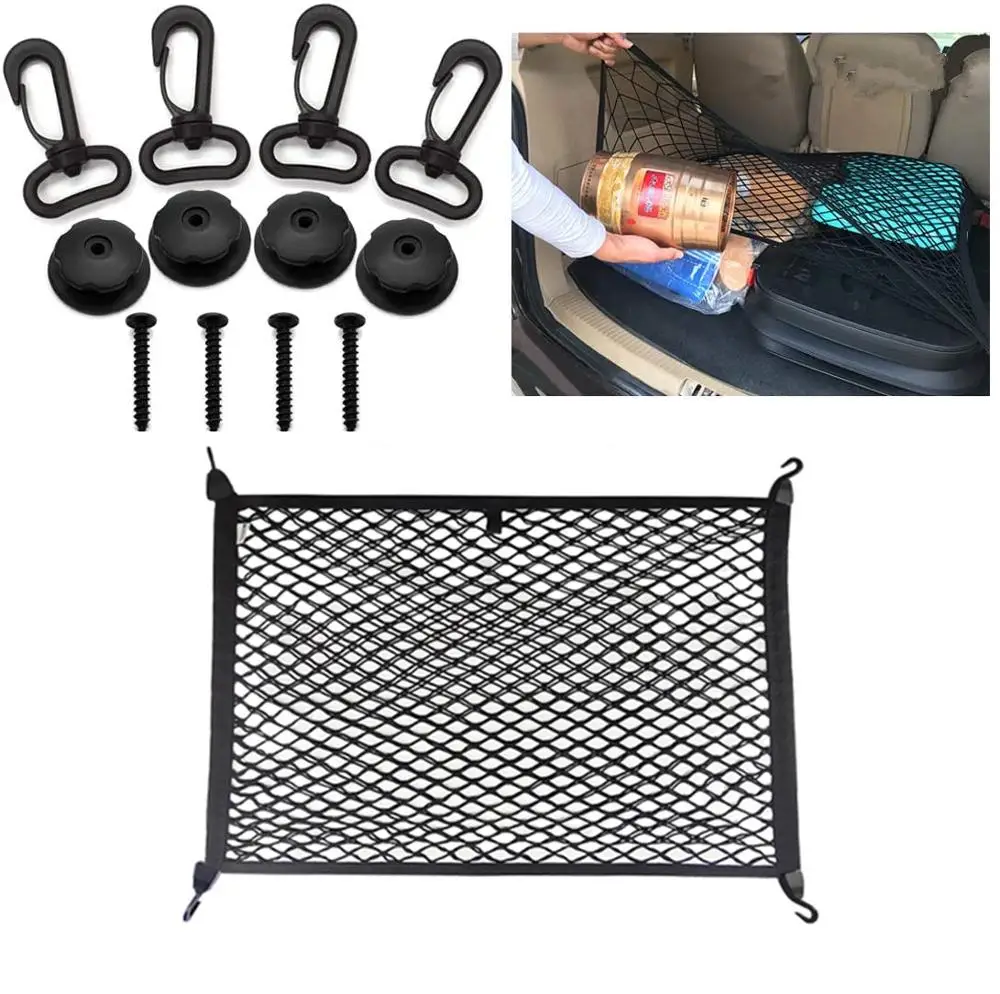 Car Trunk Storage Net Flexible Elastic Nylon Rear Cargo Organizer Car Trunk Cargo Luggage Net Holder for Car Van SUV For RAV4
Car Trunk Storage Net Flexible Elastic Nylon Rear Cargo Organizer Car Trunk Cargo Luggage Net Holder for Car Van SUV For RAV4