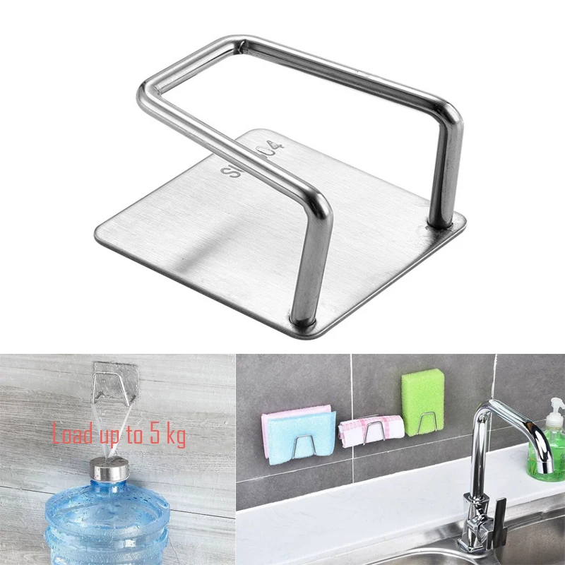 1pcs Stainless Steel Sponges Holder Drain Drying Rack Self Adhesive Sink Shelf Kitchen Accessories Storage Organizer Gadgets
1pcs Stainless Steel Sponges Holder Drain Drying Rack Self Adhesive Sink Shelf Kitchen Accessories Storage Organizer Gadgets