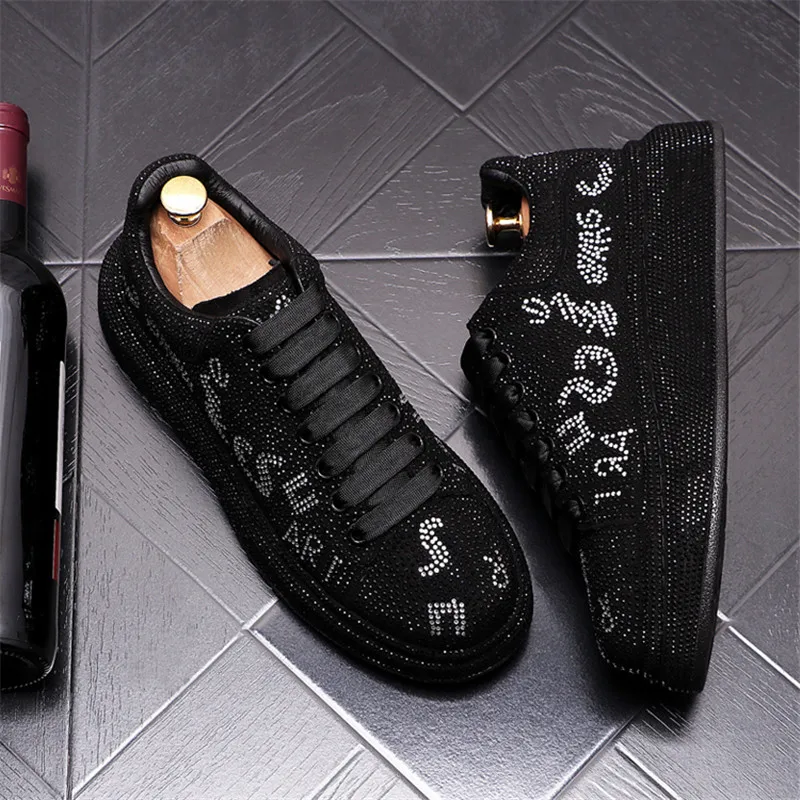 Luxury Rhinestone Designer Sneakers For Men Punk Hip Hop Platform Casual Shoes Trainers Chaussure Homme
Luxury Rhinestone Designer Sneakers For Men Punk Hip Hop Platform Casual Shoes Trainers Chaussure Homme