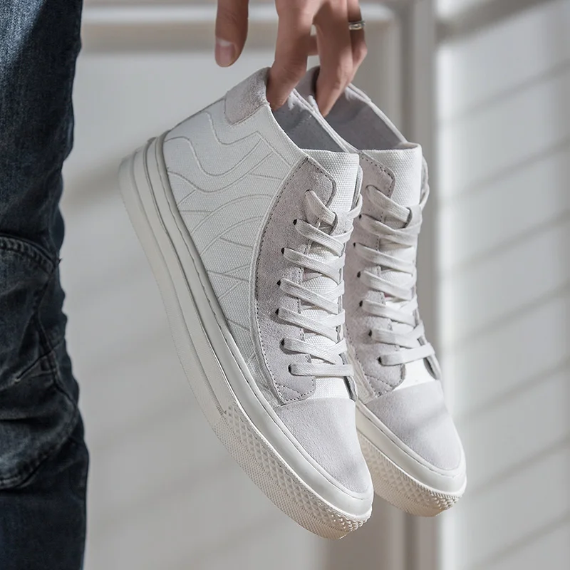 2019 hot new men's fashion casual shoes breathable white sports shoes adult non-slip high to help comfort trend brand hip hop
2019 hot new men's fashion casual shoes breathable white sports shoes adult non-slip high to help comfort trend brand hip hop