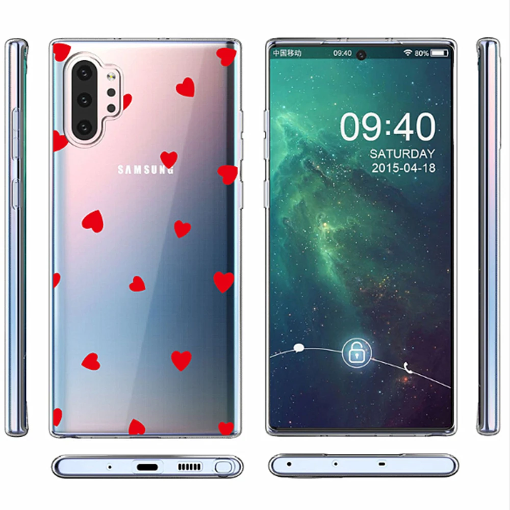For Samsung NOTE 10 Mobile Phone Case Soft TPU Small Love Back Cover For Samsung NOTE 9 NOTE 8 S9 Plus Mobile Phone Case
For Samsung NOTE 10 Mobile Phone Case Soft TPU Small Love Back Cover For Samsung NOTE 9 NOTE 8 S9 Plus Mobile Phone Case
