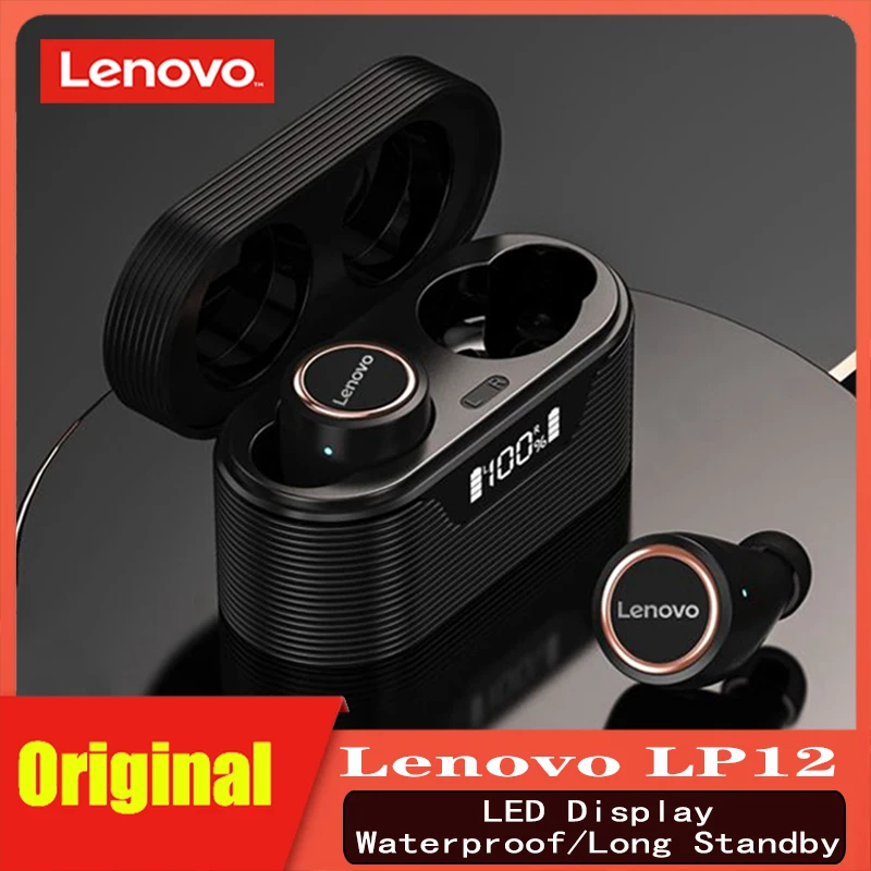 Original Lenovo LP12 TWS Wireless Earphone Bluetooth 5.0 Headphone Dual Stereo Noise Reduction Bass IPX5 Waterproof Long Standby
Original Lenovo LP12 TWS Wireless Earphone Bluetooth 5.0 Headphone Dual Stereo Noise Reduction Bass IPX5 Waterproof Long Standby