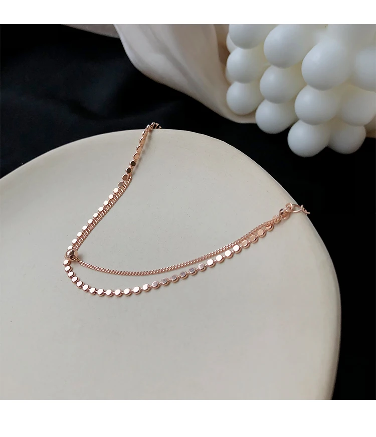 Small Bracelet Personality Double Layer Beads Silvery Fashion Temperament Jewelry for Women Party Gift
Small Bracelet Personality Double Layer Beads Silvery Fashion Temperament Jewelry for Women Party Gift