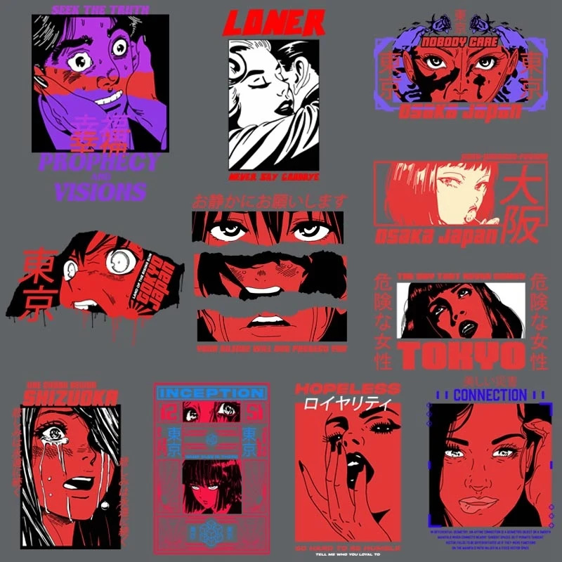 Red Iron on Transfer Anime Tokyo Ghoul Patches for Clothing Applique Sexy Girl Heat Transfer Vinyl Thermo Stickers on Clothes
Red Iron on Transfer Anime Tokyo Ghoul Patches for Clothing Applique Sexy Girl Heat Transfer Vinyl Thermo Stickers on Clothes