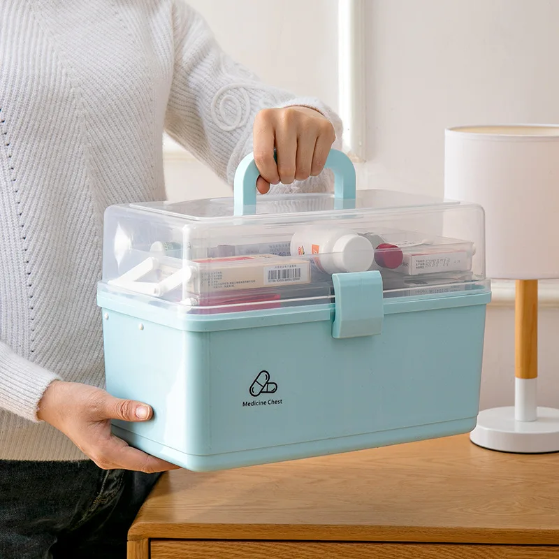 2021 Home Storage Organizer Family Multifunctional Medicine Storage Box Medicine Organizer Portable First Aid Kit Medical Kit
2021 Home Storage Organizer Family Multifunctional Medicine Storage Box Medicine Organizer Portable First Aid Kit Medical Kit