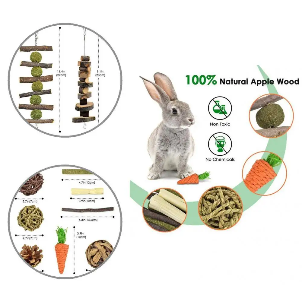 Creative 10Pcs/Set Safe Bunny Hamster Chewing Toys Molar Toys Hamster Chew Toys Carrot Pine Cones Pet Supplies
Creative 10Pcs/Set Safe Bunny Hamster Chewing Toys Molar Toys Hamster Chew Toys Carrot Pine Cones Pet Supplies
