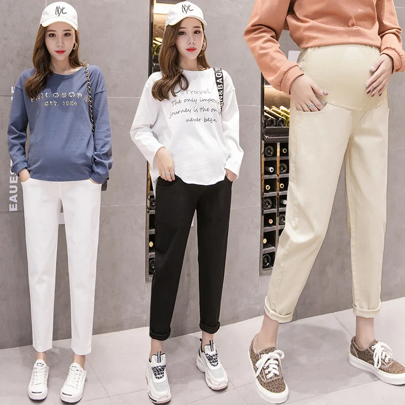 Maternity Pants 2021 Spring And Summer Pregnant Women Stretch Loose Nine-Point Pants Baggy Pants Pregnant Women To Wear Outside
Maternity Pants 2021 Spring And Summer Pregnant Women Stretch Loose Nine-Point Pants Baggy Pants Pregnant Women To Wear Outside