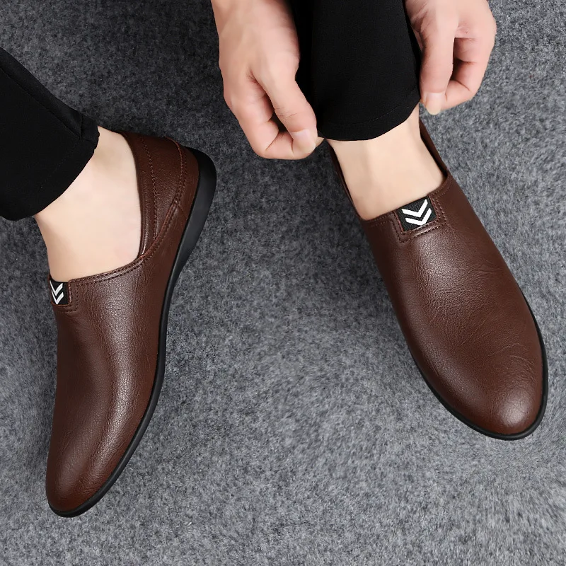 Men's Peas Shoes Comfortable Genuine Leather Men Casual Shoes Breathable Loafers Slip-on Footwear Walking Driving Shoes fg6
Men's Peas Shoes Comfortable Genuine Leather Men Casual Shoes Breathable Loafers Slip-on Footwear Walking Driving Shoes fg6
