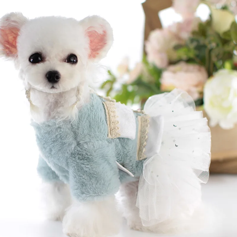2021 lollipop winter new pet dog clothes cute princess small pocket imitation rabbit fur skirt autumn and winter clothing
2021 lollipop winter new pet dog clothes cute princess small pocket imitation rabbit fur skirt autumn and winter clothing