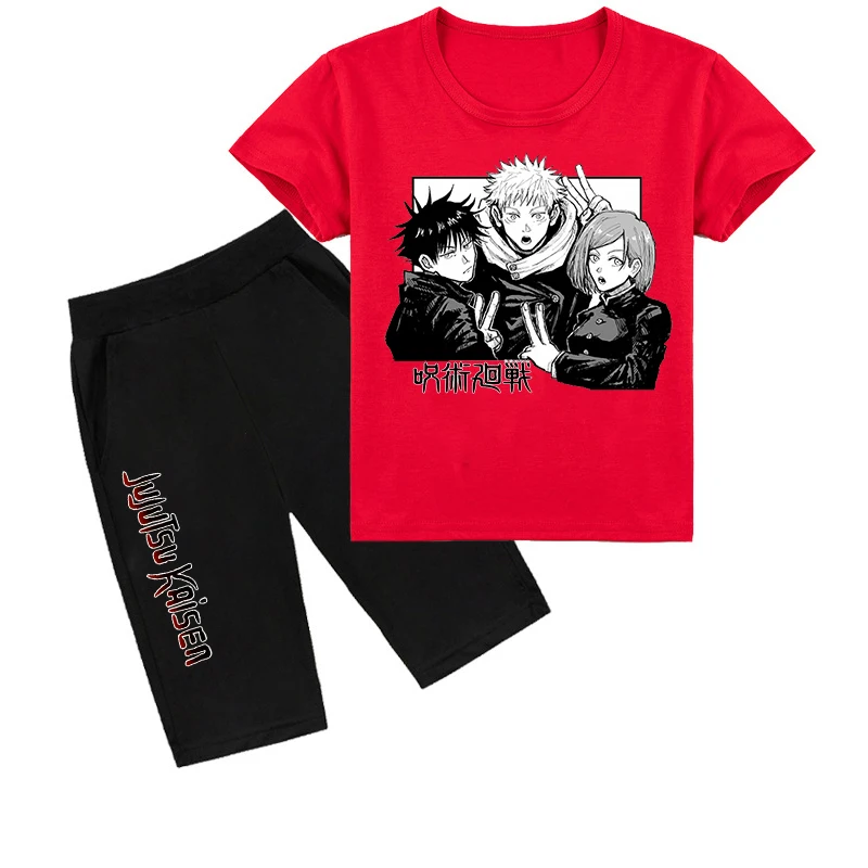 Spring Hot-selling Children's Clothing Cartoon Print Clothing Short-sleeved Suit Casual Anime Suit Boys and Girls Sportswear
Spring Hot-selling Children's Clothing Cartoon Print Clothing Short-sleeved Suit Casual Anime Suit Boys and Girls Sportswear