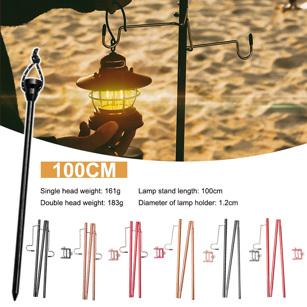 Outdoor Camping Lamp Pole Aluminum Alloy Light Bracket Pole Portable Fishing Hanging Light Stand Holder Detachable Lantern Stand
Outdoor Camping Lamp Pole Aluminum Alloy Light Bracket Pole Portable Fishing Hanging Light Stand Holder Detachable Lantern Stand