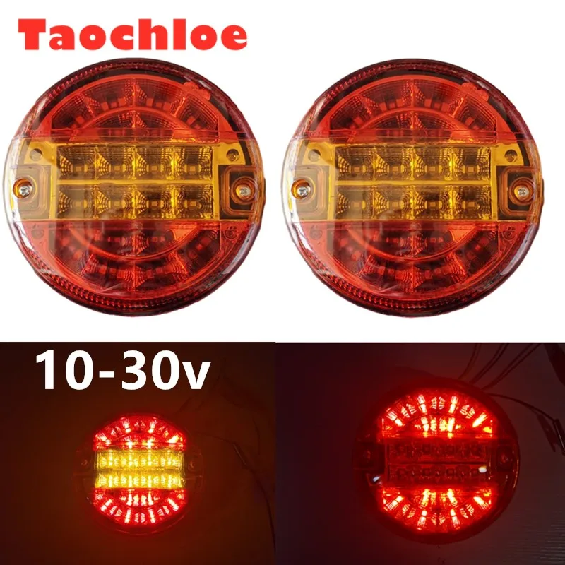 2pcs 5.5inch 10-30v Emark 140mm 20 LED Trailer Truck Stop Tail Lights Amber Turn Signal Round Lamp Caravan Lorry Van Rear Light
2pcs 5.5inch 10-30v Emark 140mm 20 LED Trailer Truck Stop Tail Lights Amber Turn Signal Round Lamp Caravan Lorry Van Rear Light