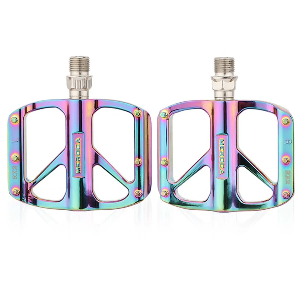 Bicycle Pedals A Pair Of High-quality New Aluminum Alloy Colorful Pedals With Fully Sealed Bearings And Inner Rubber Gaskets
Bicycle Pedals A Pair Of High-quality New Aluminum Alloy Colorful Pedals With Fully Sealed Bearings And Inner Rubber Gaskets