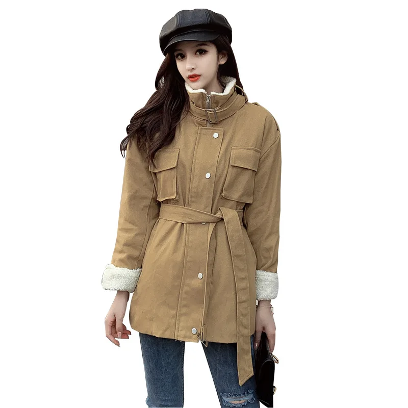 wool Lambs splicing cotton padded clothes women's 2020 winter wear new Korean loose cotton padded jacket
wool Lambs splicing cotton padded clothes women's 2020 winter wear new Korean loose cotton padded jacket
