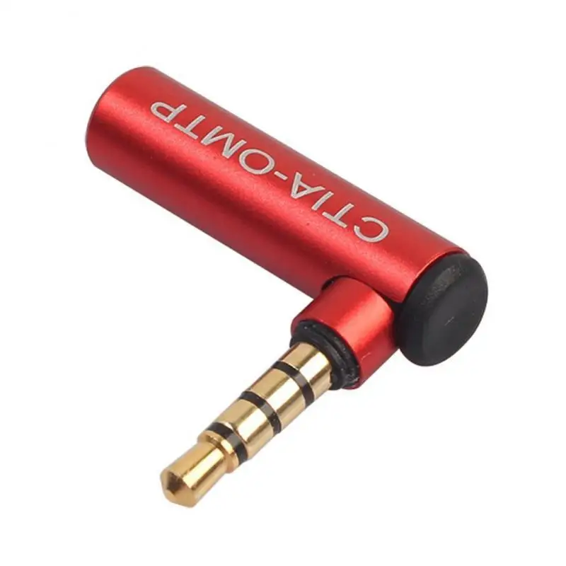 90 Degree Adapter Connector 3.5mm Headphone Stereo Audio Jack Cable Adapter Converter OMTP CTIA For IPhone Samsung Smartphones
90 Degree Adapter Connector 3.5mm Headphone Stereo Audio Jack Cable Adapter Converter OMTP CTIA For IPhone Samsung Smartphones