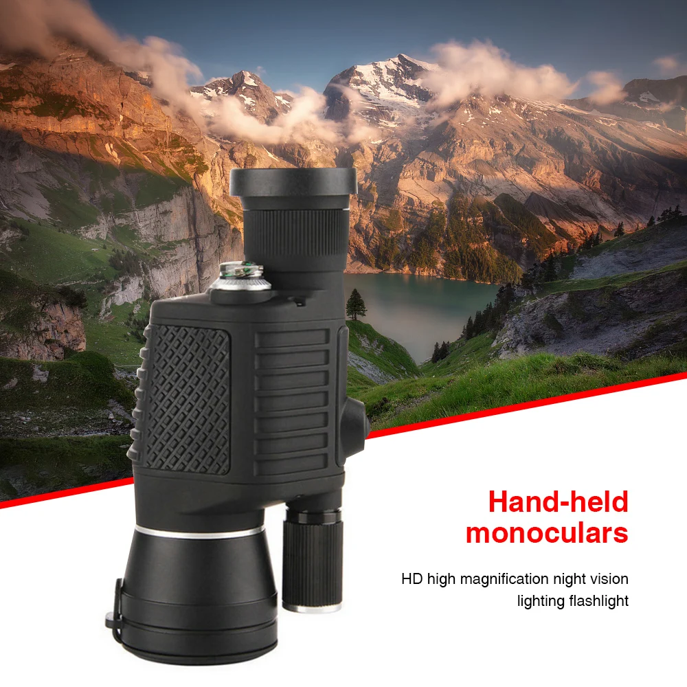 ZIYOUHU 8x40 Telescope With Flashlight Compass Handheld HD Night Vision Monocular Telescope For Outdoor Camping
ZIYOUHU 8x40 Telescope With Flashlight Compass Handheld HD Night Vision Monocular Telescope For Outdoor Camping