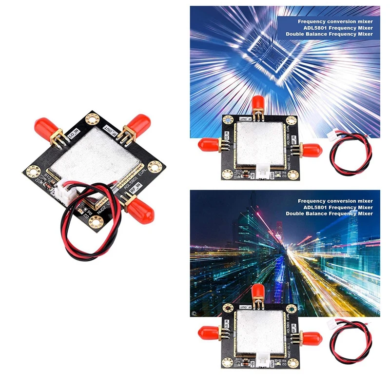ADL5801 Double Balance Up Down Mixer Balun Module Coil Coupling Input Frequency 10-6000Mhz
ADL5801 Double Balance Up Down Mixer Balun Module Coil Coupling Input Frequency 10-6000Mhz