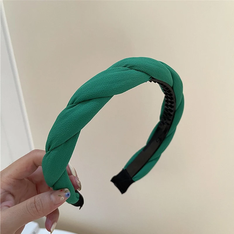 Women Solid Color Hairbands Braided Simple Headbands Girls Fashion Headwear Twisted Hairbands Wide Bezel Hair Hoop accessories
Women Solid Color Hairbands Braided Simple Headbands Girls Fashion Headwear Twisted Hairbands Wide Bezel Hair Hoop accessories
