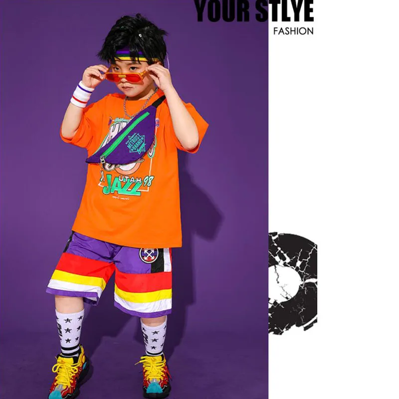 Kids Carnival Hip Hop Danicng Clothing Orange Tshirt Tops Streetwear Cargo Short Pants for Girls Dance Wear Costume Clothes
Kids Carnival Hip Hop Danicng Clothing Orange Tshirt Tops Streetwear Cargo Short Pants for Girls Dance Wear Costume Clothes
