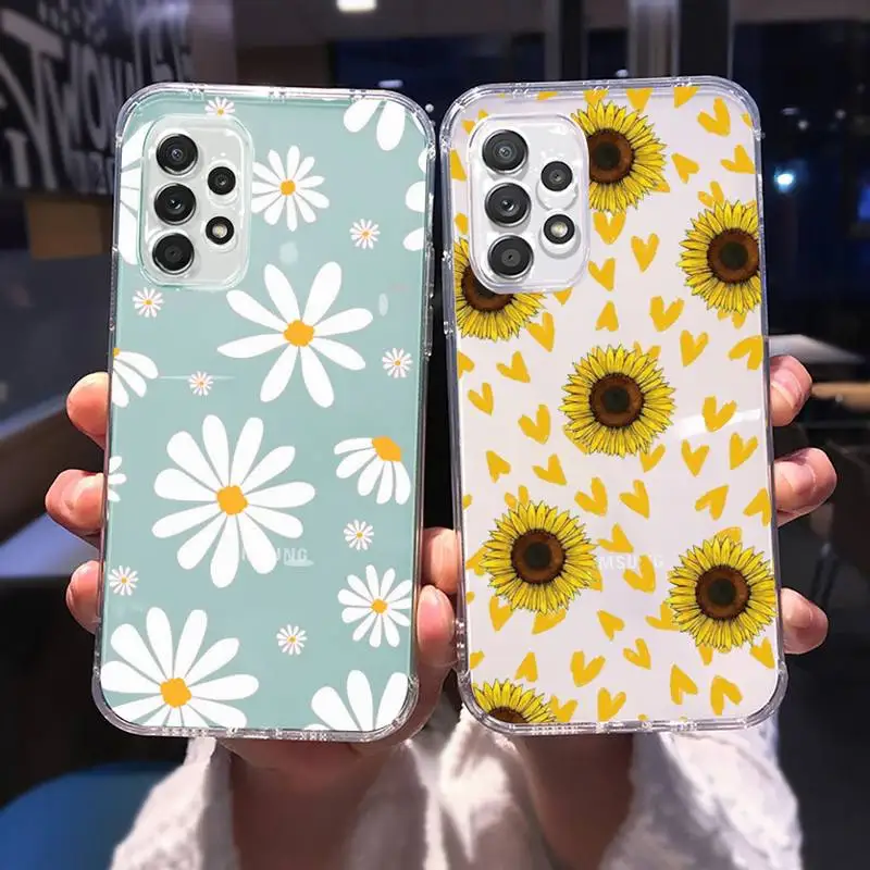 Summer daisy art flowers Phone Case Transparent For Samsung Galaxy A S 8 9 10 12 20 21 40 50 52 51 70 71 2019 fe 5g ultra plus
Summer daisy art flowers Phone Case Transparent For Samsung Galaxy A S 8 9 10 12 20 21 40 50 52 51 70 71 2019 fe 5g ultra plus