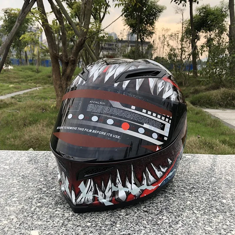 New arrival Venom Helmet Full Face Motorcycle Single Lens Racing Helmet With Big Spoiler Gold Visor Safety Hat
New arrival Venom Helmet Full Face Motorcycle Single Lens Racing Helmet With Big Spoiler Gold Visor Safety Hat
