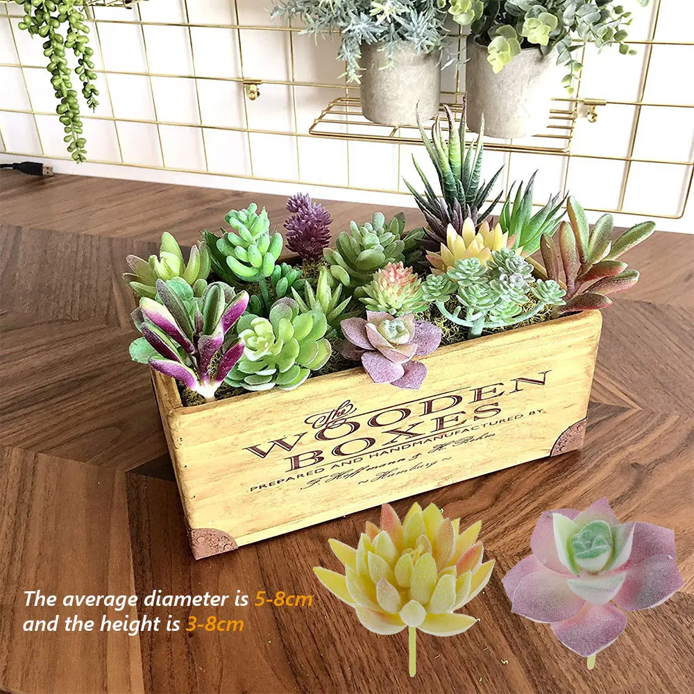 18 Pcs Artificial Succulents Plants Desktop Mini Small Bonsai Bedroom Home Garden Decoration Room Ornament Plant Party Supplies
18 Pcs Artificial Succulents Plants Desktop Mini Small Bonsai Bedroom Home Garden Decoration Room Ornament Plant Party Supplies