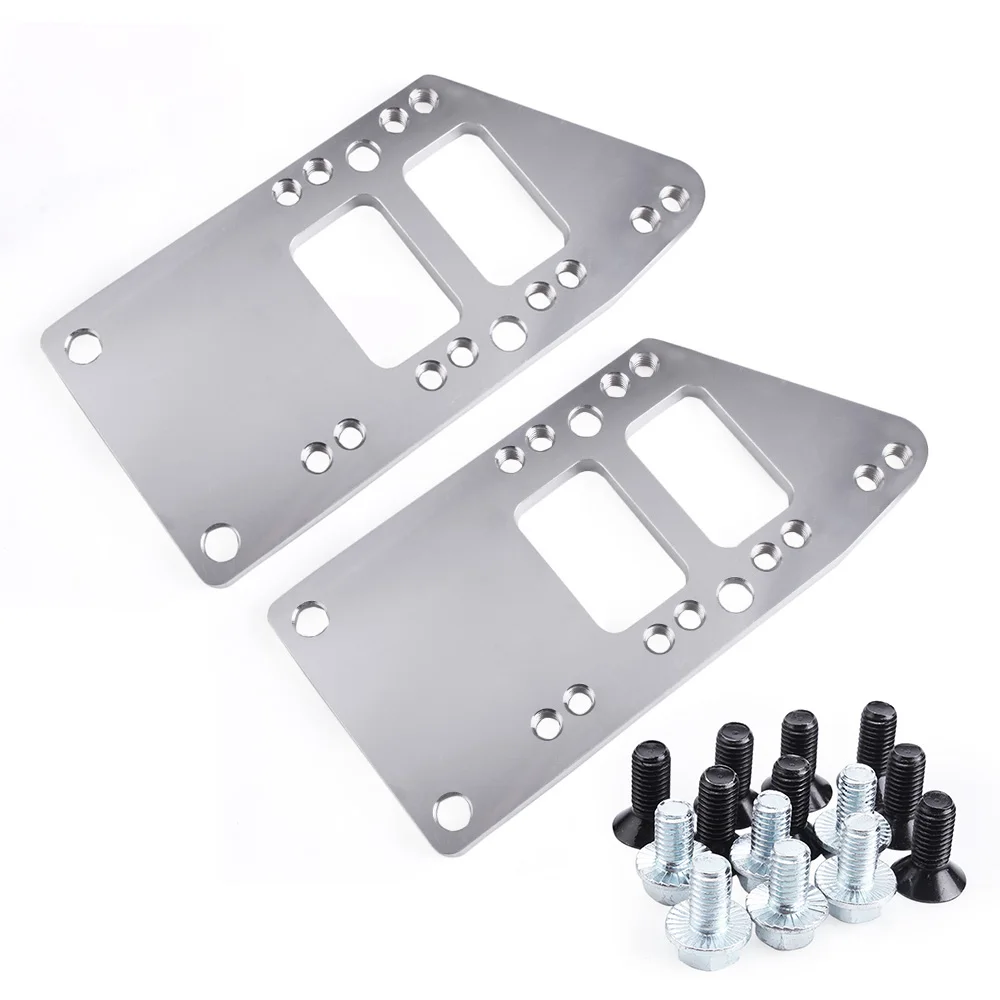 Silver LS Engine Mounts Billet Aluminum LS Swap Kit LS Adapter Plates Kit LS2 LS3 LS6 for Chevelle Camaro Nova RS-EM1021
Silver LS Engine Mounts Billet Aluminum LS Swap Kit LS Adapter Plates Kit LS2 LS3 LS6 for Chevelle Camaro Nova RS-EM1021