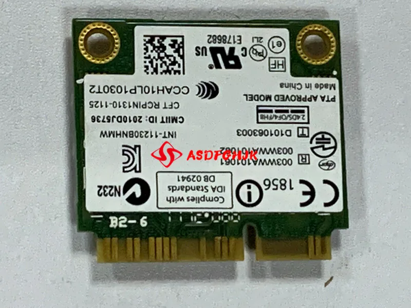FOR MSI MS-1761 MS-16F2 GT780 GT780DX GT680 GT680DX LAPTOP WIFI CARD board Works perfectly
FOR MSI MS-1761 MS-16F2 GT780 GT780DX GT680 GT680DX LAPTOP WIFI CARD board Works perfectly