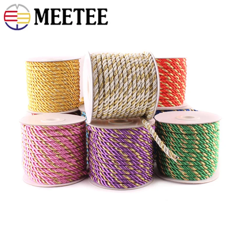 2 шт., плетеные шнуры Meetee, 5 мм
2 шт., плетеные шнуры Meetee, 5 мм