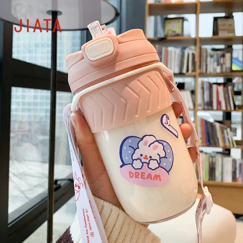 High quality tritan plastic cup double drink student ins style new trend Korean cute girl cup creative coffee cup straw cup
High quality tritan plastic cup double drink student ins style new trend Korean cute girl cup creative coffee cup straw cup