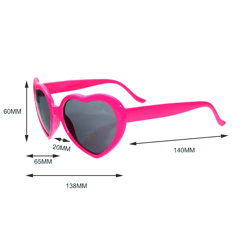3D Heart Shape Frame Diffraction Glasses Special Frieworks Rave Glasses For Parties&Festivals 3D Heart Effect EDM Rainbow Style
3D Heart Shape Frame Diffraction Glasses Special Frieworks Rave Glasses For Parties&Festivals 3D Heart Effect EDM Rainbow Style