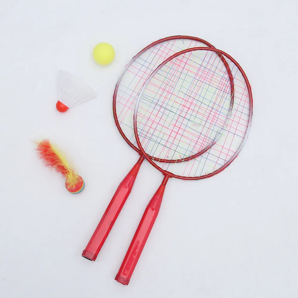 1 Set Colored Badminton Racket Beginner Training Outdoor Sports Leisure Toys Badminton Set for Kids Children Playing )
1 Set Colored Badminton Racket Beginner Training Outdoor Sports Leisure Toys Badminton Set for Kids Children Playing )