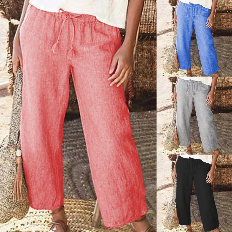 Women Harem Pants Wide Leg Pants Female Trousers Casual Spring Summer Loose Cotton Linen Overalls Fashion Pants new S-
Women Harem Pants Wide Leg Pants Female Trousers Casual Spring Summer Loose Cotton Linen Overalls Fashion Pants new S-