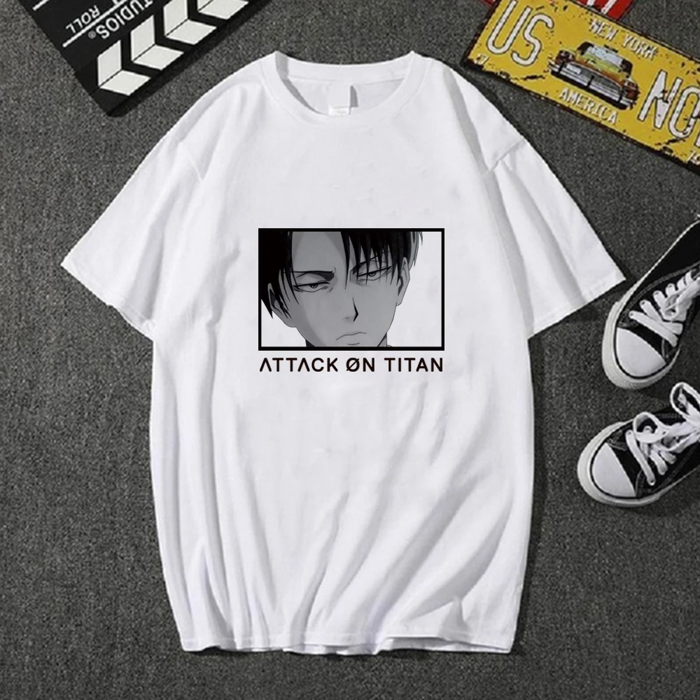 Hot Anime Attack on Titan White T-shirt Fashion O-neck Casual Man and Woman Cloth
Hot Anime Attack on Titan White T-shirt Fashion O-neck Casual Man and Woman Cloth