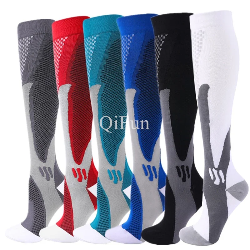 Running New Compression Socks 20-30 Mmhg Stockings Men Women Sports Socks Fit For Marathon Cycling Football Varicose Veins Socks
Running New Compression Socks 20-30 Mmhg Stockings Men Women Sports Socks Fit For Marathon Cycling Football Varicose Veins Socks