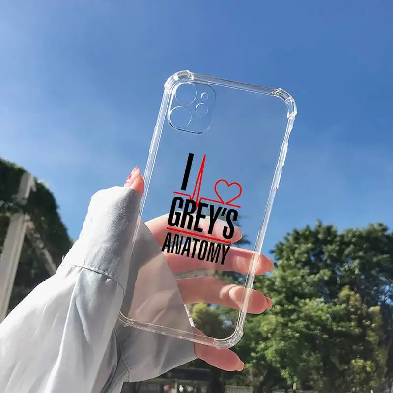 Greys Anatomy Phone Case Transparent for Clear iPhone 11 12 8 7 6 6S XS MAX Plus X 5S SE 2020 XR mini pro
Greys Anatomy Phone Case Transparent for Clear iPhone 11 12 8 7 6 6S XS MAX Plus X 5S SE 2020 XR mini pro