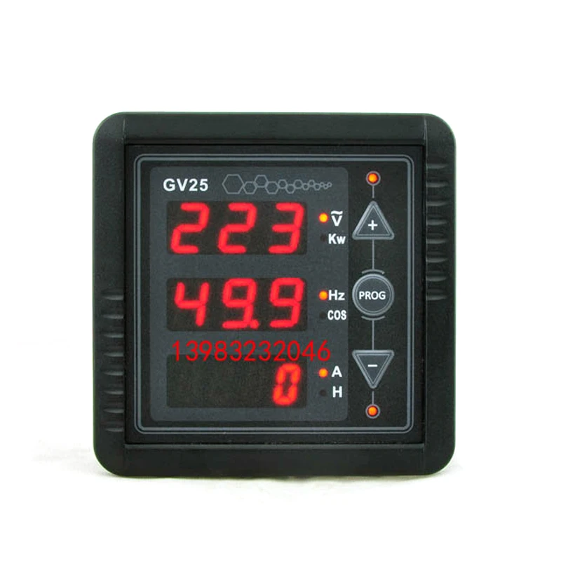 GV25 MK2 110V 220V 380V дизель-генератор дисплей цифрового вольтметра частоты мощность, ток, индикатор второго часового пояса, хронограф
GV25 MK2 110V 220V 380V дизель-генератор дисплей цифрового вольтметра частоты мощность, ток, индикатор второго часового пояса, хронограф