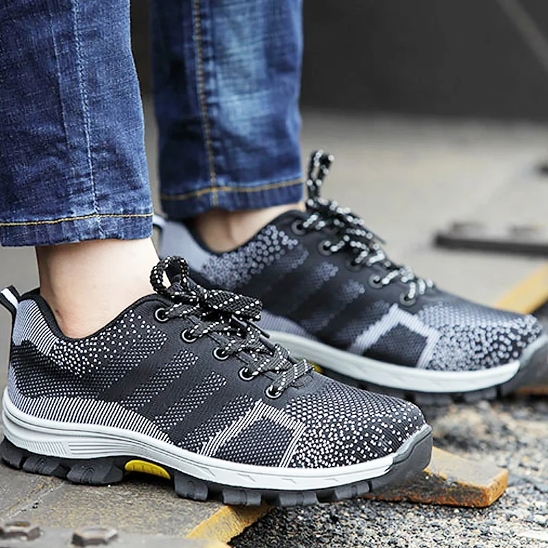 Men Shoes Breathable Big Size 15 Outdoor Safety Shoes Sturdy anti-smashing Anti-slip Steel Puncture Proof Construction Work
Men Shoes Breathable Big Size 15 Outdoor Safety Shoes Sturdy anti-smashing Anti-slip Steel Puncture Proof Construction Work